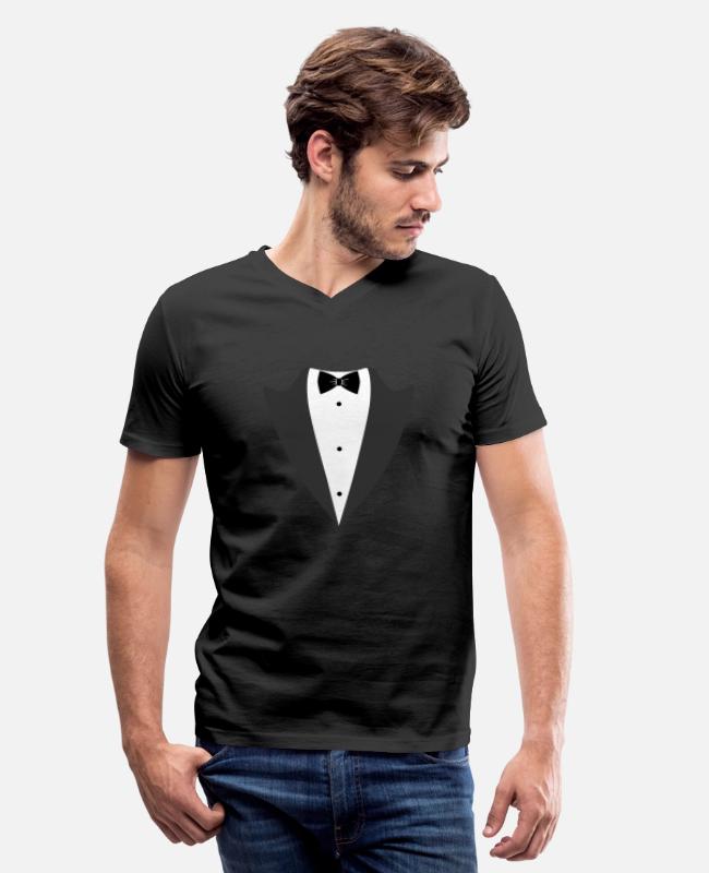 tuxedo' Men's V-Neck T-Shirt | Spreadshirt
